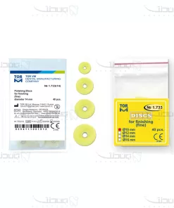دیسک پرداخت مرکز دار زرد Tor Vm Polishing Discs Fine