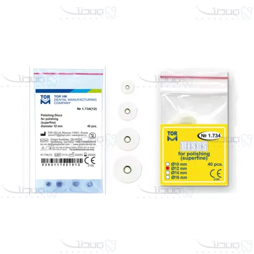 دیسک پرداخت مرکز دار خیلی نرم Tor Vm Polishing Discs Super Fine
