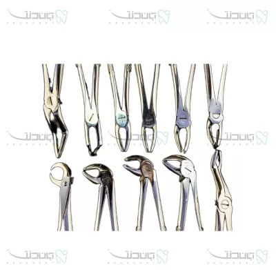 ست فورسپس نوک خیلی ضخیم / Pishrodent