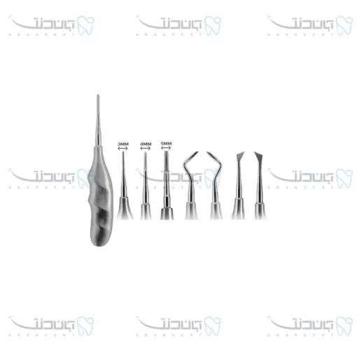 ست الواتور آناتومیک 7 عدد / Dental devices